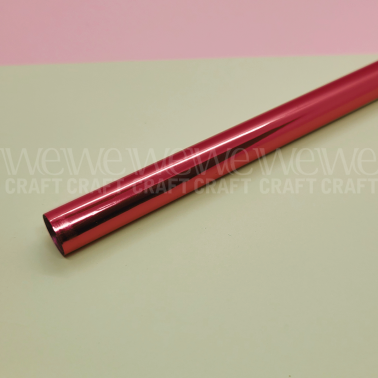 Foil Art Color Rojo 15 cm x 3 mts Para Lapíz Térmico Foil Quill