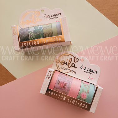 Washi Tapes Butterflies Edition x 4 mts x 5 Diseños