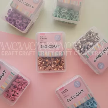 Ojalillos Eyelet x 50 unidades Azul