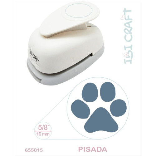 Perforadora Artística Rosa 5/8" 16 mm Forma Pisada