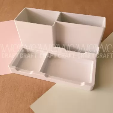 Organizador de Escritorio Ibi Craft Blanco