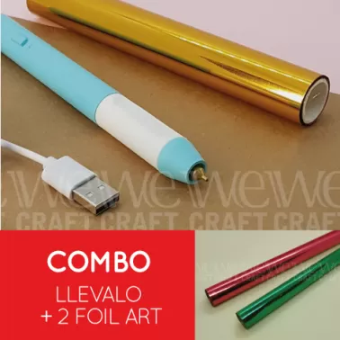 Lapíz Térmico Para Aplicar Foil Punta 1,5 mm + 2 Foils Adicionales