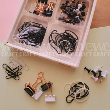 Set de Escritorio Ibi Craft Tendance Blanco y Negro