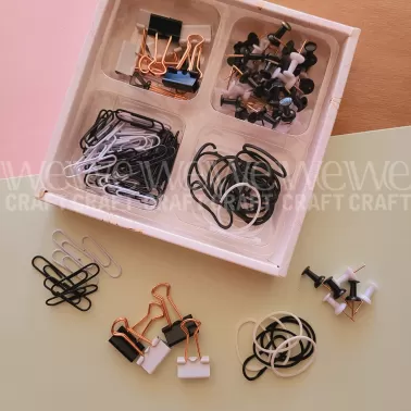 Set de Escritorio Ibi Craft Tendance Blanco y Negro