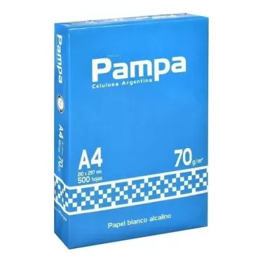 Papel Obra Pampa A4 70 grs 500 Hjs