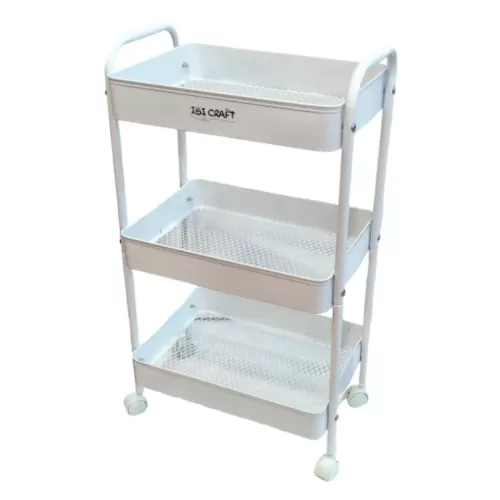 Carro Organizador Ibicraft Rosa Pastel