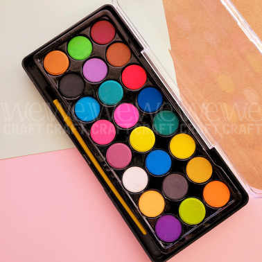 Estuche Acuarelas de 24 Colores + Pincel