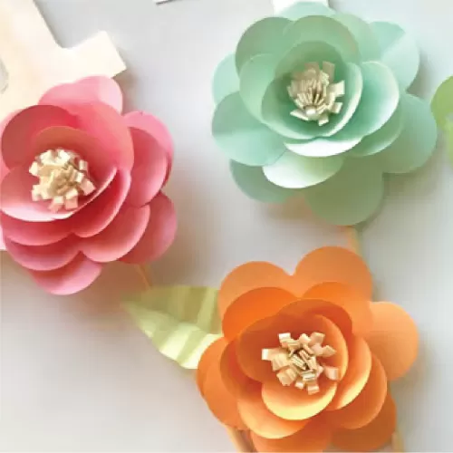 Papel para Scrap 30x30 cm 160 grs Colores Naranjas x 35 hjs