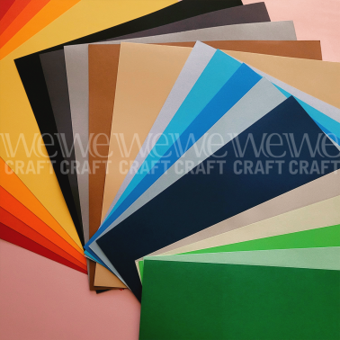 Papel para Scrap 30x30 cm 160 grs Colores Verdes x 35 hjs