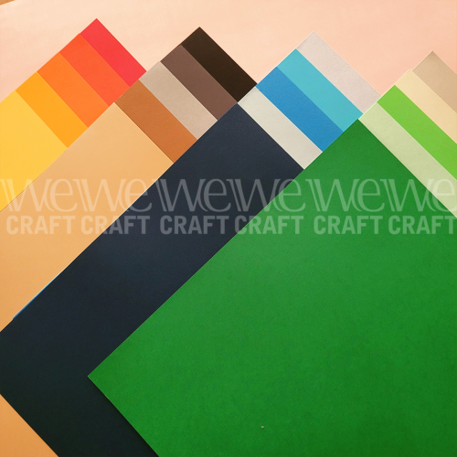 Papel para Scrap 30x30 cm 160 grs Colores Verdes x 35 hjs