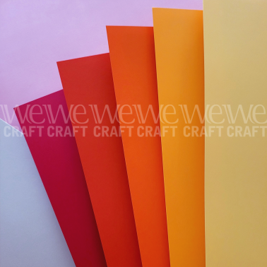 Papel para Scrap 30x30 cm 160 grs Colores Naranjas x 35 hjs