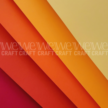 Papel para Scrap 30x30 cm 160 grs Colores Naranjas x 35 hjs