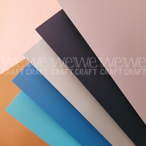 Papel para Scrap 30x30 cm 160 grs Colores Azules x 35 hjs