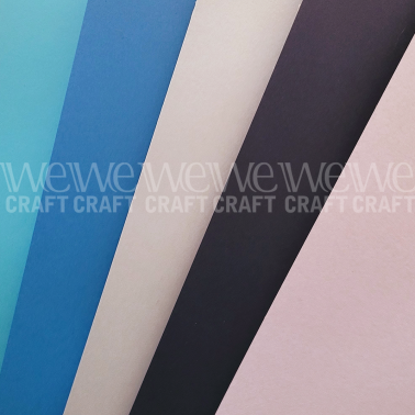 Papel para Scrap 30x30 cm 160 grs Colores Azules x 35 hjs