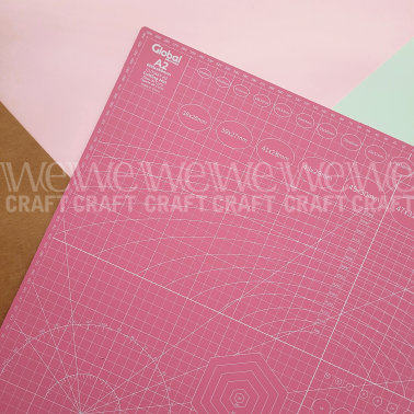 Tabla de corte Global A2 60x45 cm Rosa