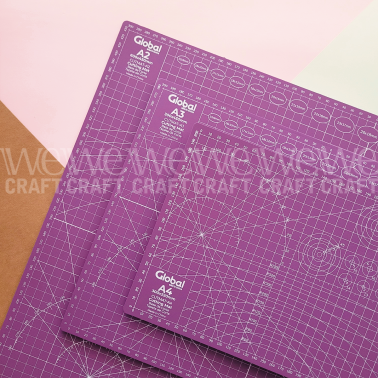 Tabla de corte Global A4 30x22 cm Violeta
