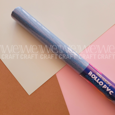 PVC Autoadhesivo 45 cm x 1 Metro Color Azul