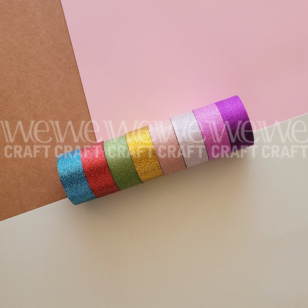 Set Di 60 Rotoli Di Nastri Adesivi Colorati Washi Da 15 Mm Di