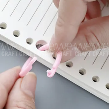 Aros Metálicos Pastel Ibi Craft Tendance 44 mm x 8 piezas