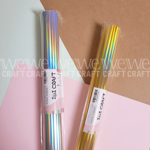 Foil Ibi Craft 32 cm x 5 mts Oro Tornasol