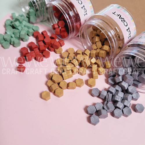 Lacre en Perlas Bordó