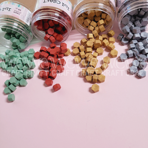 Lacre en Perlas Bordó