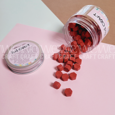 Lacre en Perlas Bordó