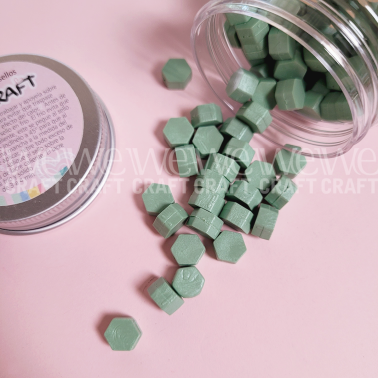 Lacre en Perlas Verde Pastel