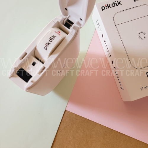 Rollos de Etiquetas para Impresora Pik Dik D11 Rosa x 3 Unidades