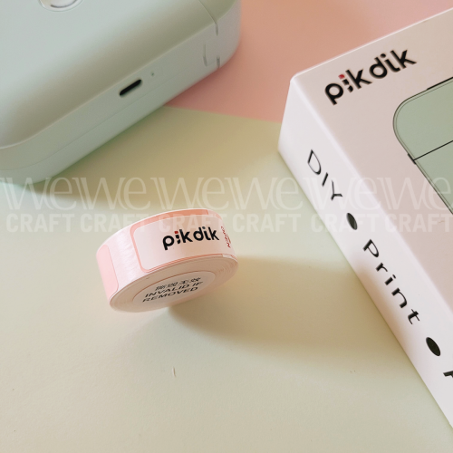 Rollos de Etiquetas para Impresora Pik Dik D11 Rosa x 3 Unidades