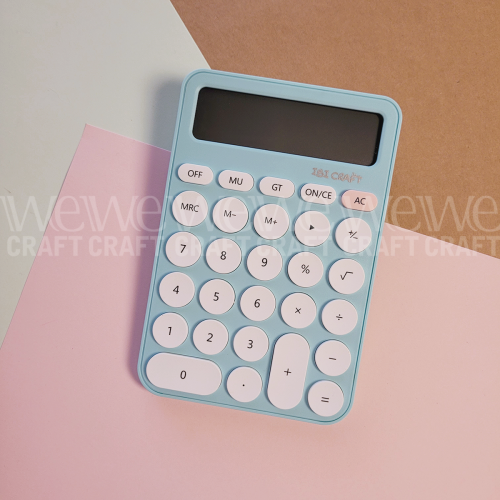 Calculadora Ibi Craft Tendance 12 Dígitos Color Blanco