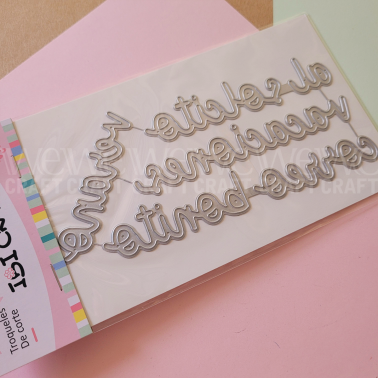 Troquel de Corte Frases Vacaciones