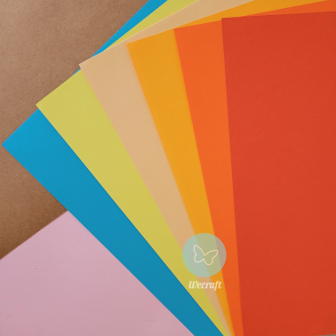 Papel IQ Plus Color Orange 160 Grs A4 10 Hjs