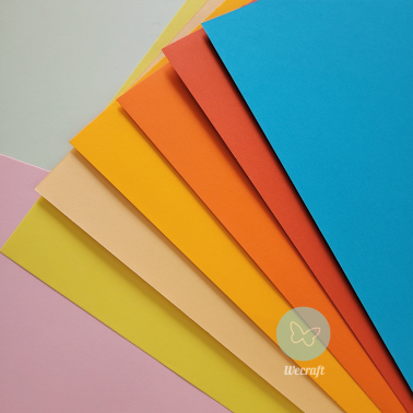 Papel IQ Plus Color Orange 160 Grs A4 10 Hjs