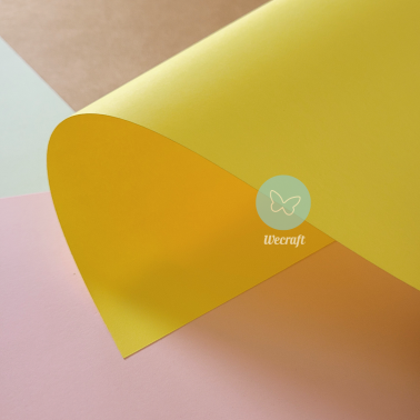 Papel IQ Plus Color Canary Yellow 160 Grs A4 10 Hjs