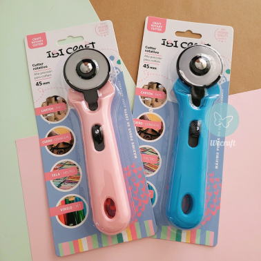 Cutter Rotativo Ibi Craft Rosa Pastel 45 mm