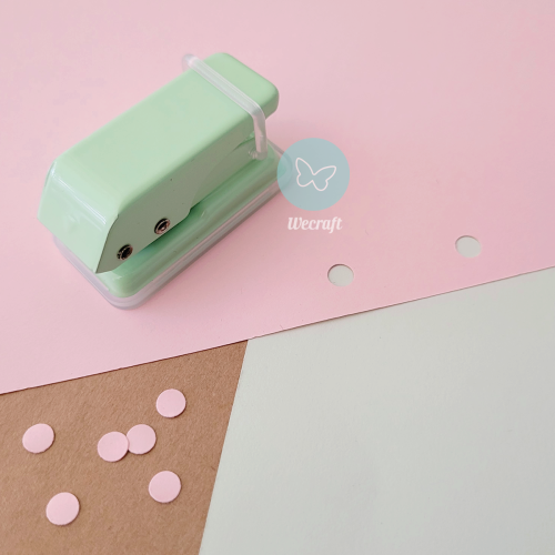 Mini Perforadora Tendance Verde Pastel 1 Perforación