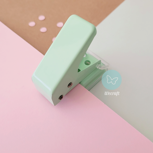 Mini Perforadora Tendance Verde Pastel 1 Perforación