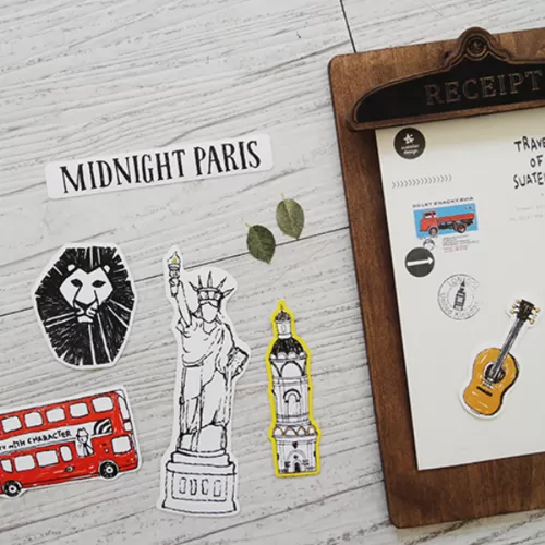 Sticker Pvc 10x19 cm MIDNIGHT PARIS