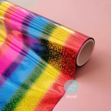 Foil Global 32 cm x 6 mts Multicolor Holográfico