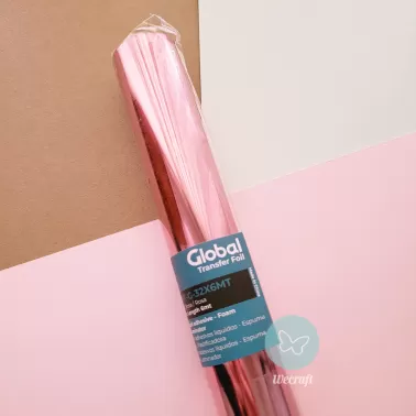 Foil Global 32 cm x 6 mts Rosa