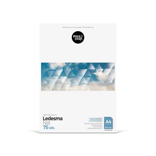 Papel Ledesma NAT A4 75 grs 100 Hjs