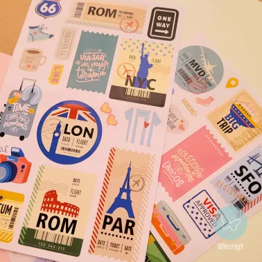 Sticker Edición Limitada Travel