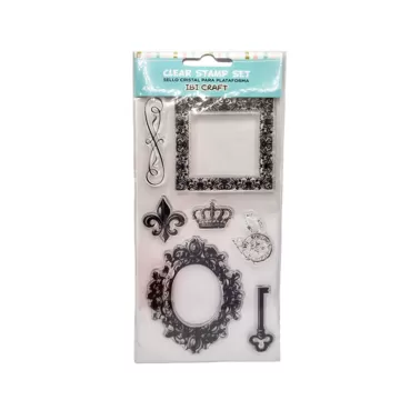 Sello Siliconado Cristal Plantilla 4x8" Queen