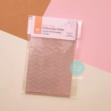 Carpeta de Texturado 3" 2D Zig Zag