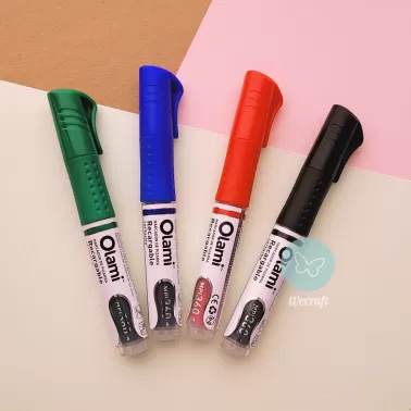 Marcador para Pizarra a Cartucho Negro