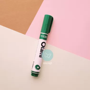 Marcador para Pizarra Recargable Verde
