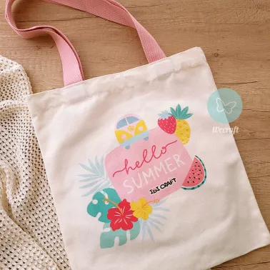 Tote Bag "Kit Summer" 7 Elementos Ibicraft