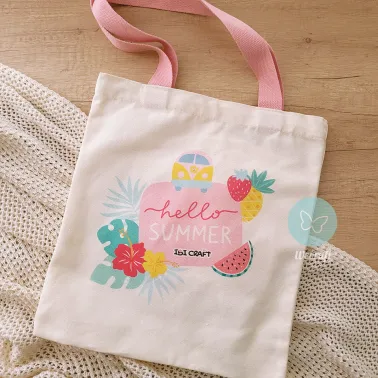 Tote Bag "Kit Summer" 7 Elementos Ibicraft