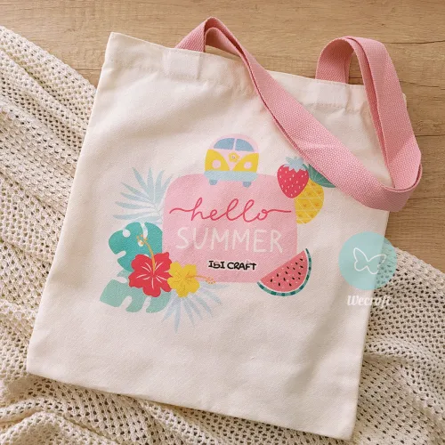 Tote Bag "Kit Summer" 7 Elementos Ibicraft